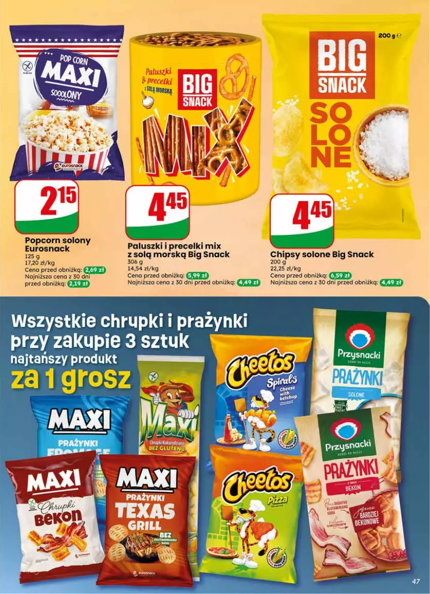 Gazetka promocyjna Dino - Gazetka 23 / 2026 - ważna 03.06 do 09.06.2026 - strona 47 - produkty: Chipsy, Chrupki, Opony, Precelki