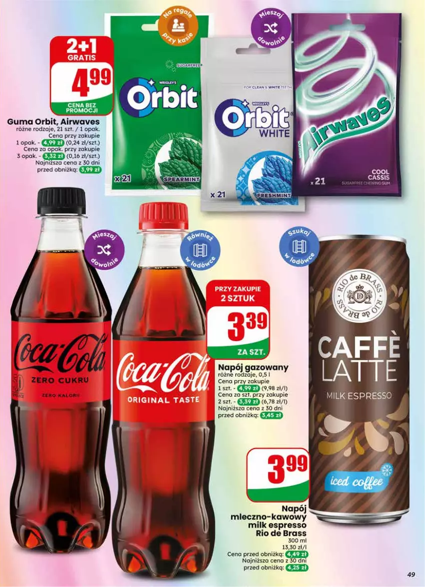 Gazetka promocyjna Dino - Gazetka 23 / 2026 - ważna 03.06 do 09.06.2026 - strona 49 - produkty: Napój, Napój gazowany, Orbit