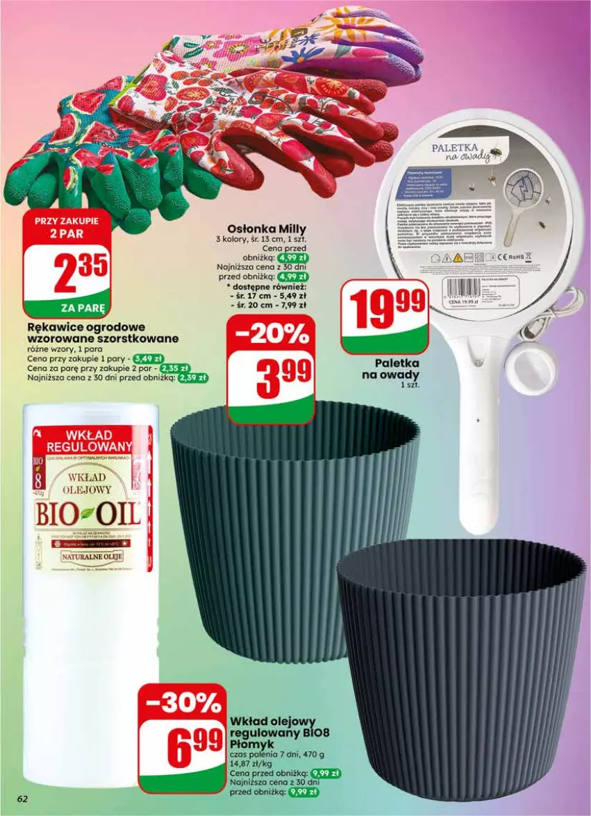 Gazetka promocyjna Dino - Gazetka 23 / 2026 - ważna 03.06 do 09.06.2026 - strona 62 - produkty: Olej, Osłonka, Rękawice