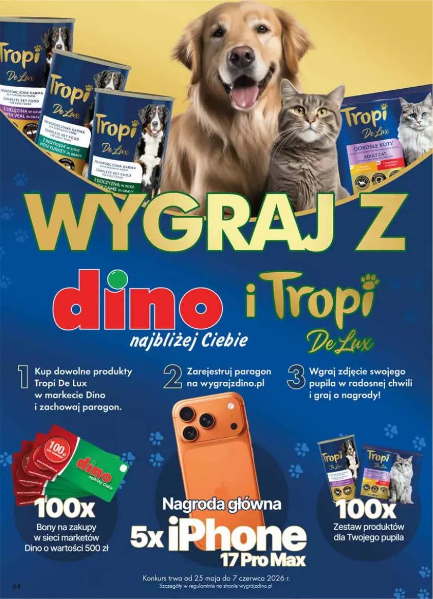 Gazetka promocyjna Dino - Gazetka 23 / 2026 - ważna 03.06 do 09.06.2026 - strona 64 - produkty: Gra