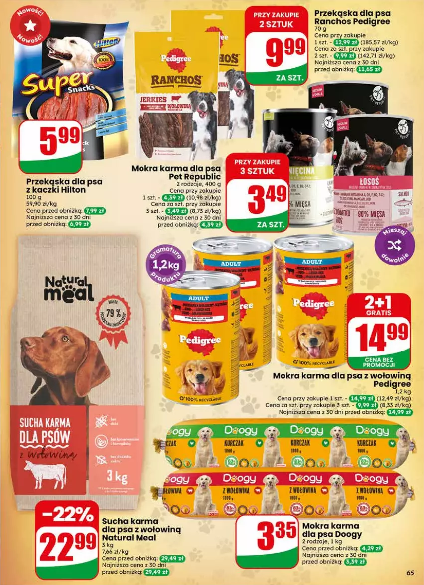Gazetka promocyjna Dino - Gazetka 23 / 2026 - ważna 03.06 do 09.06.2026 - strona 65 - produkty: Gra, Mokra karma, Pedigree, Sucha karma
