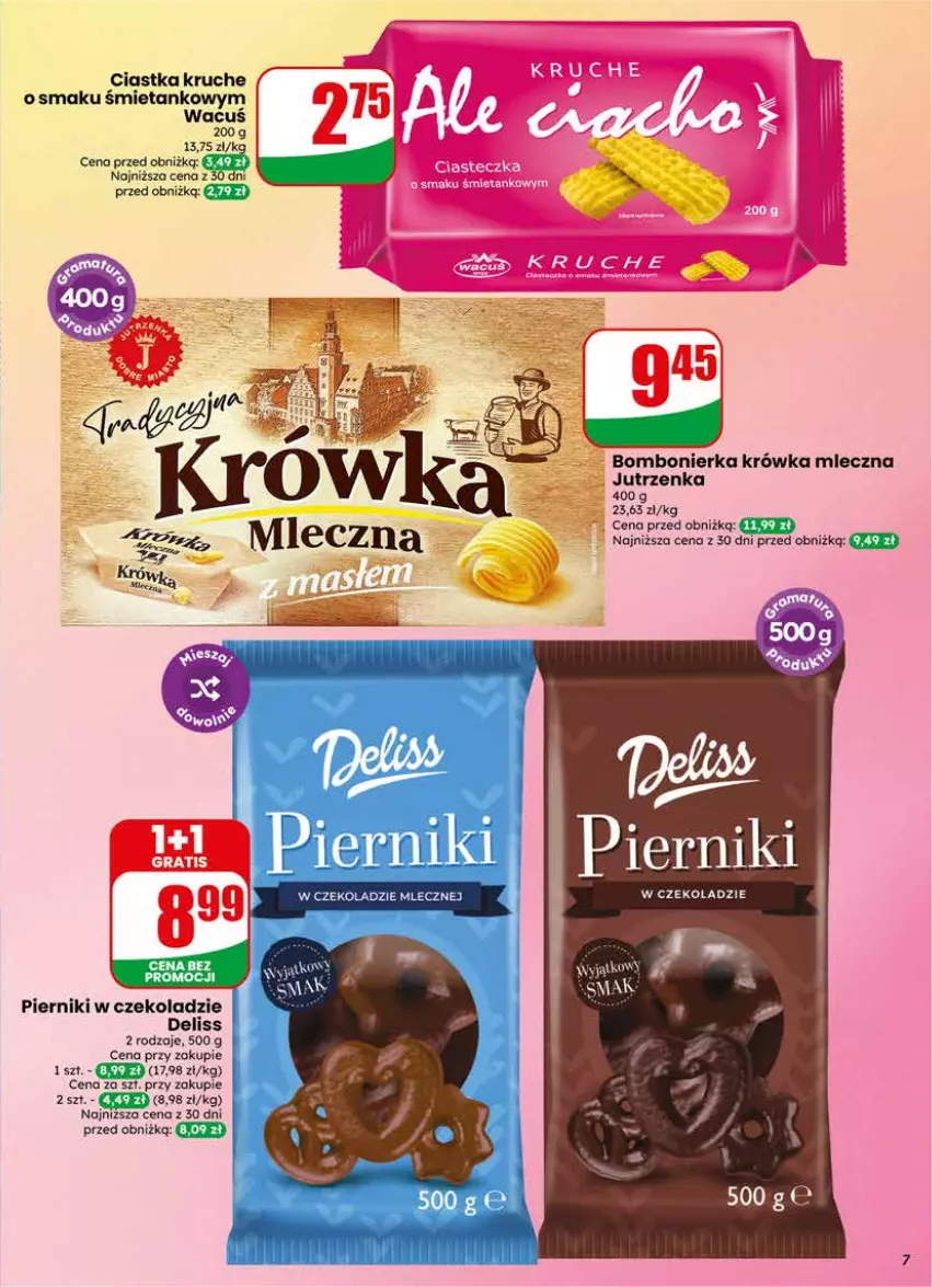 Gazetka promocyjna Dino - Gazetka 23 / 2026 - ważna 03.06 do 09.06.2026 - strona 7 - produkty: Ciastka, Deliss, Jutrzenka, Piernik, Pierniki w czekoladzie