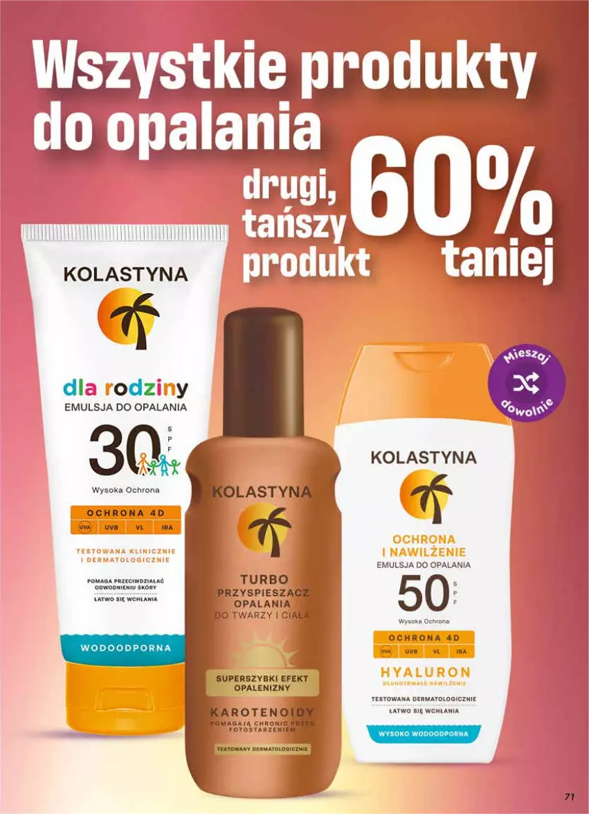 Gazetka promocyjna Dino - Gazetka 23 / 2026 - ważna 03.06 do 09.06.2026 - strona 71 - produkty: Emulsja, Sok