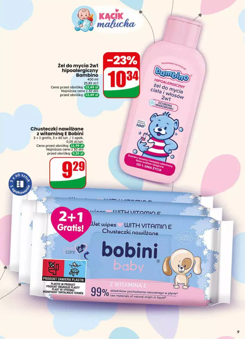 Gazetka promocyjna Dino - Gazetka 23 / 2026 - ważna 03.06 do 09.06.2026 - strona 9 - produkty: Chusteczki, Gin, Gra