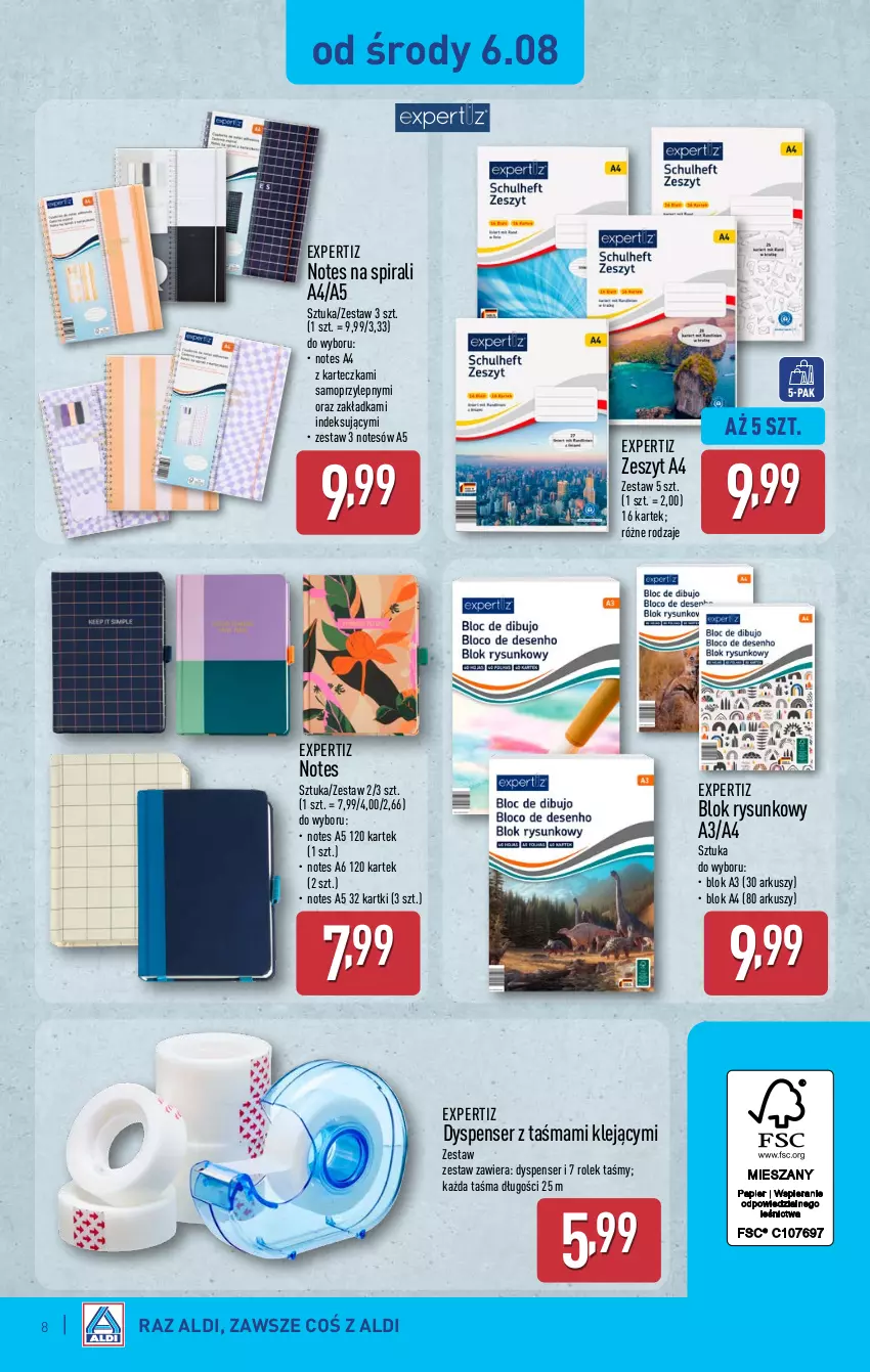 Gazetka promocyjna Aldi - Artykuły przemysłowe i tekstylia - ważna 06.08 do 09.08.2025 - strona 8 - produkty: Klej, Mop, Ser
