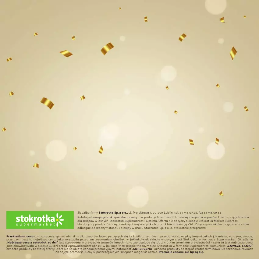 Gazetka promocyjna Stokrotka - Katalog Urodzinowy! - ważna 10.09 do 23.09.2026 - strona 44 - produkty: Fa, Mięso, Optima, Owoce, Warzywa