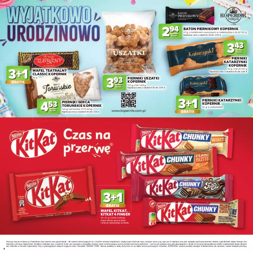 Gazetka promocyjna Stokrotka - Katalog Urodzinowy! - ważna 10.09 do 23.09.2026 - strona 8 - produkty: Baton, Gra, Mięso, Owoce, Piernik, Ser, Warzywa