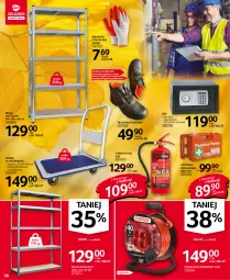 Gazetka promocyjna Selgros - Oferta przemysłowa - Gazetka - ważna od 24.11 do 24.11.2021 - strona 36 - produkty: Por, Gaśnica, Sejf, Tran, Regał, Rękawice, Wózek, Regał metalowy