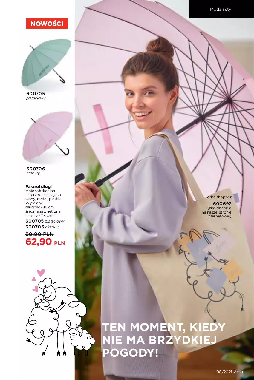 Gazetka promocyjna Faberlic - Gazetka - ważna 24.05 do 13.06.2021 - strona 265 - produkty: Moda, Parasol, Torba