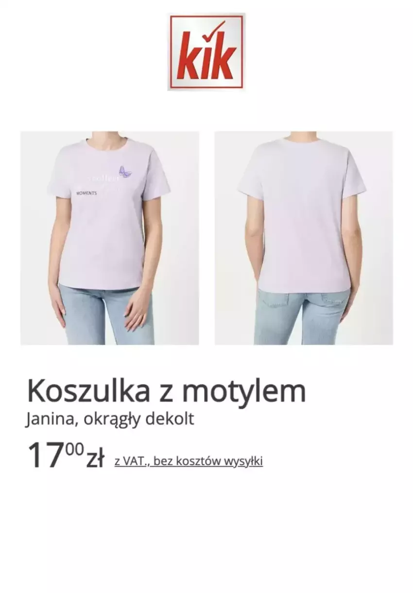 Gazetka promocyjna Kik - ważna 19.02 do 05.03.2025 - strona 4 - produkty: Kosz, Koszulka