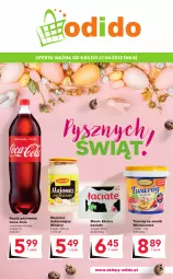 Gazetka promocyjna Odido - Pysznych ŚWIĄT! - Gazetka - ważna od 21.04 do 21.04.2022 - strona 1 - produkty: Majonez, Ser, Twaróg, Winiary, Coca-Cola, Napój gazowany, Masło, Napój