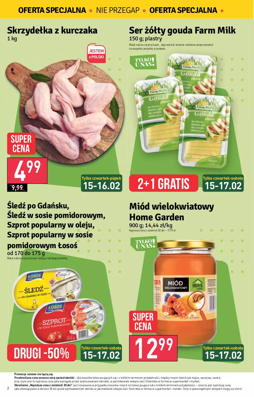 Gazetka promocyjna Stokrotka - Market - ważna 15.02 do 21.02.2024 - strona 2 - produkty: Gra, Mięso, Owoce, Por, Warzywa