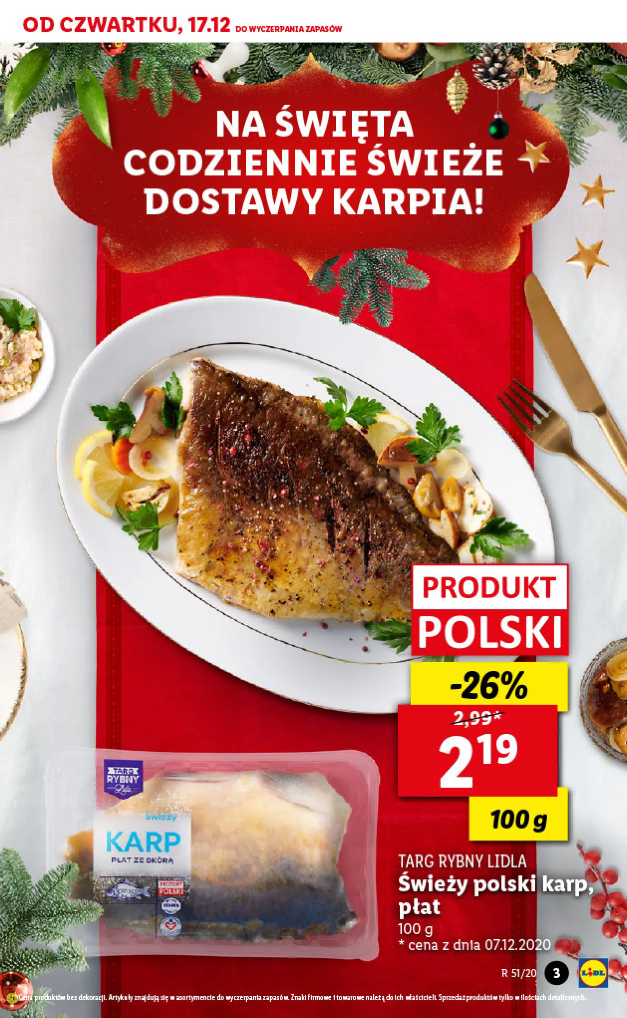 Gazetka promocyjna Lidl - Wigilia - ważna 17.12 do 20.12.2020 - strona 3