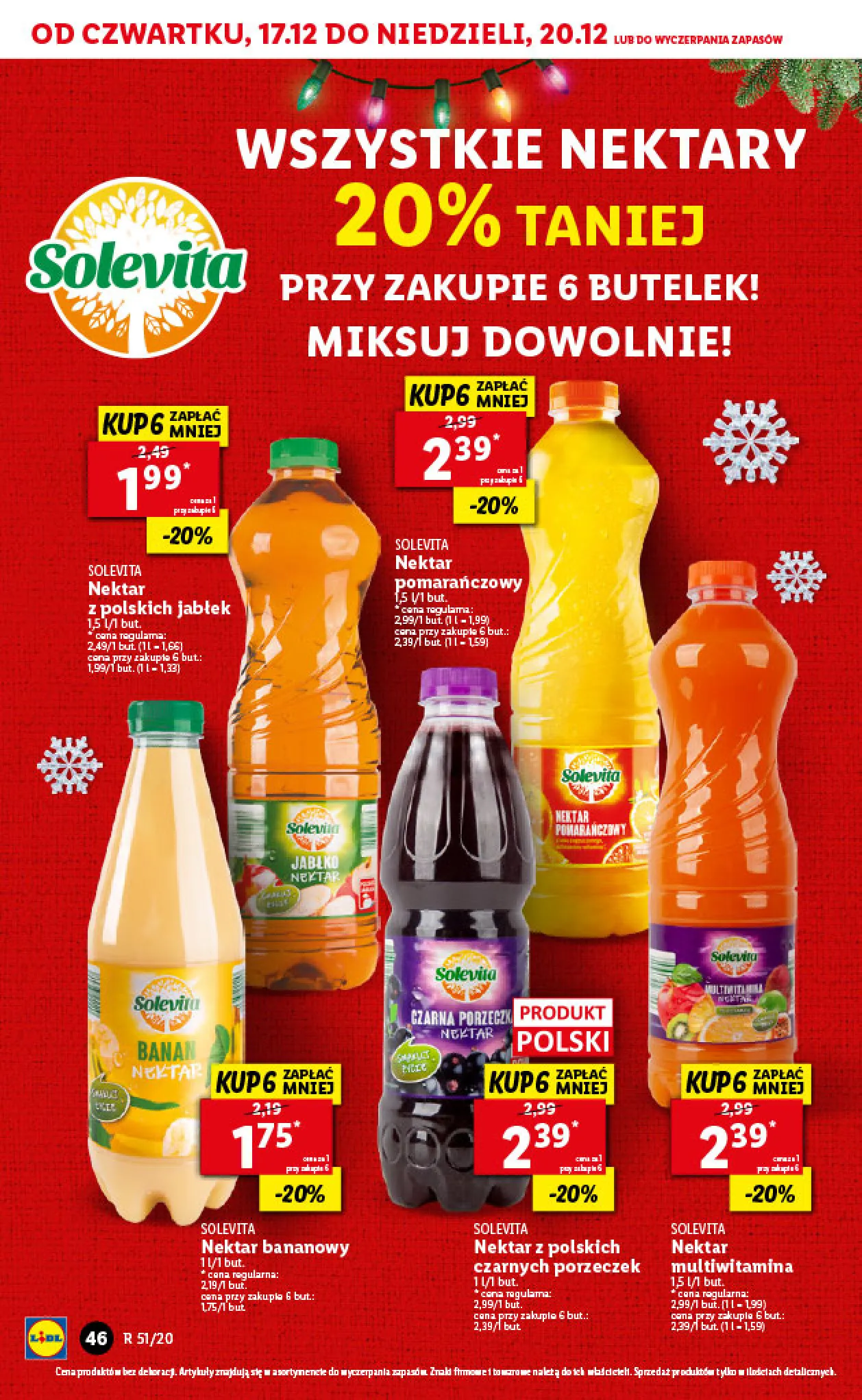 Gazetka promocyjna Lidl - Wigilia - ważna 17.12 do 20.12.2020 - strona 46