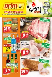 Gazetka promocyjna Prim Market - Gazetka - ważna od 27.08 do 27.08.2025 - strona 1 - produkty: Kurczak, Polędwica, Kawa rozpuszczalna, Pekpol, Kawa, Napój izotoniczny, Syrop, Oshee, Jacobs, Napój, Herbapol, Podudzie z kurczaka