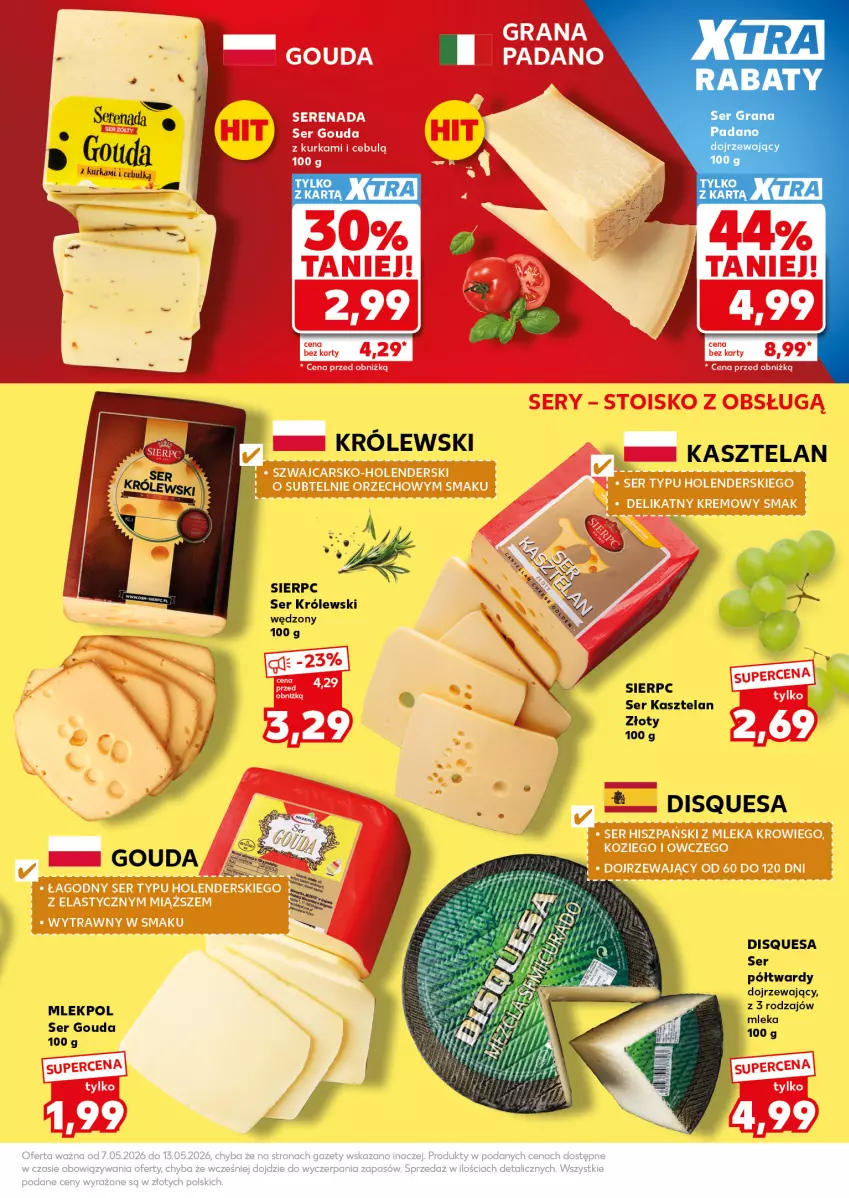 Gazetka promocyjna Kaufland - Mocny Start - ważna 11.05 do 13.05.2026 - strona 19 - produkty: Gouda, Kasztelan, Królewski, Ser, Ser Kasztelan