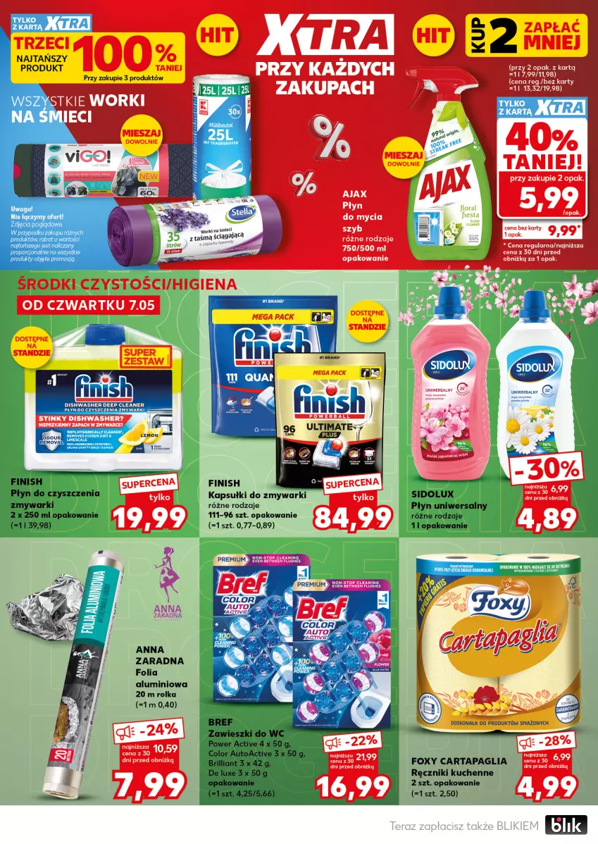Gazetka promocyjna Kaufland - Mocny Start - ważna 11.05 do 13.05.2026 - strona 26 - produkty: Finish, Folia aluminiowa, Sidolux, Top, Zawieszki, Zmywarki