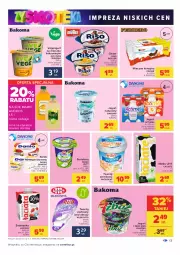 Gazetka promocyjna Carrefour - Gazetka Carrefour Zyskoteka - Gazetka - ważna od 24.10 do 24.10.2021 - strona 13 - produkty: Jogurt naturalny, Sok, Ser, Danone, Twaróg, Zott, Jogurt, Président, Mlekovita, Actimel, Vegangurt, Serek homogenizowany, Serek, Bakoma, Müller, Twaróg półtłusty, Ferrero, Danio, Deser, Mleczna kanapka, Kinder, Kokos, Mleko