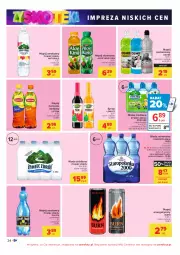 Gazetka promocyjna Carrefour - Gazetka Carrefour Zyskoteka - Gazetka - ważna od 24.10 do 24.10.2021 - strona 24 - produkty: Napój energetyczny, Kosz, LANA, Aloe vera, Lipton, Napój izotoniczny, Syrop, Oshee, Woda mineralna, Staropolanka, Woda, Napój