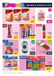 Gazetka promocyjna Carrefour - Gazetka Carrefour Zyskoteka - Gazetka - ważna od 24.10 do 24.10.2021 - strona 7 - produkty: Sok, Gry, Salami, Sokołów, Parówki, Madej Wróbel, Kiełbasa podwawelska, Wawel, Szynka, Tarczyński, Burger, Morliny, Frankfurterki, Kabanos, Kiełbasa, Olewnik, Berlinki