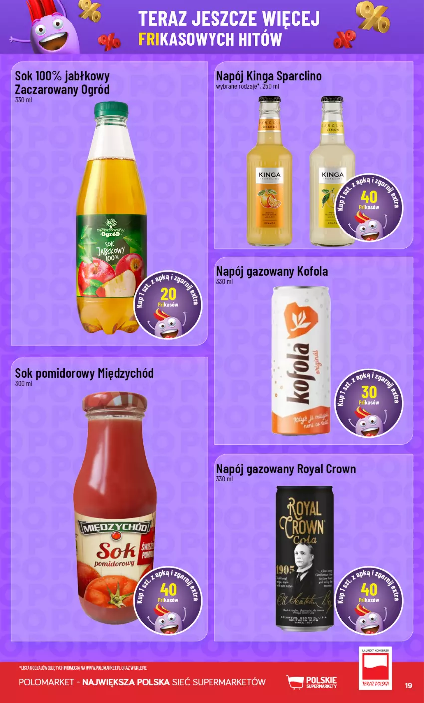 Gazetka promocyjna PoloMarket - Katalog Frikasów od 12.08 - ważna 12.08 do 18.08.2026 - strona 19 - produkty: Clin, Napój, Ogród, Sok, Tera
