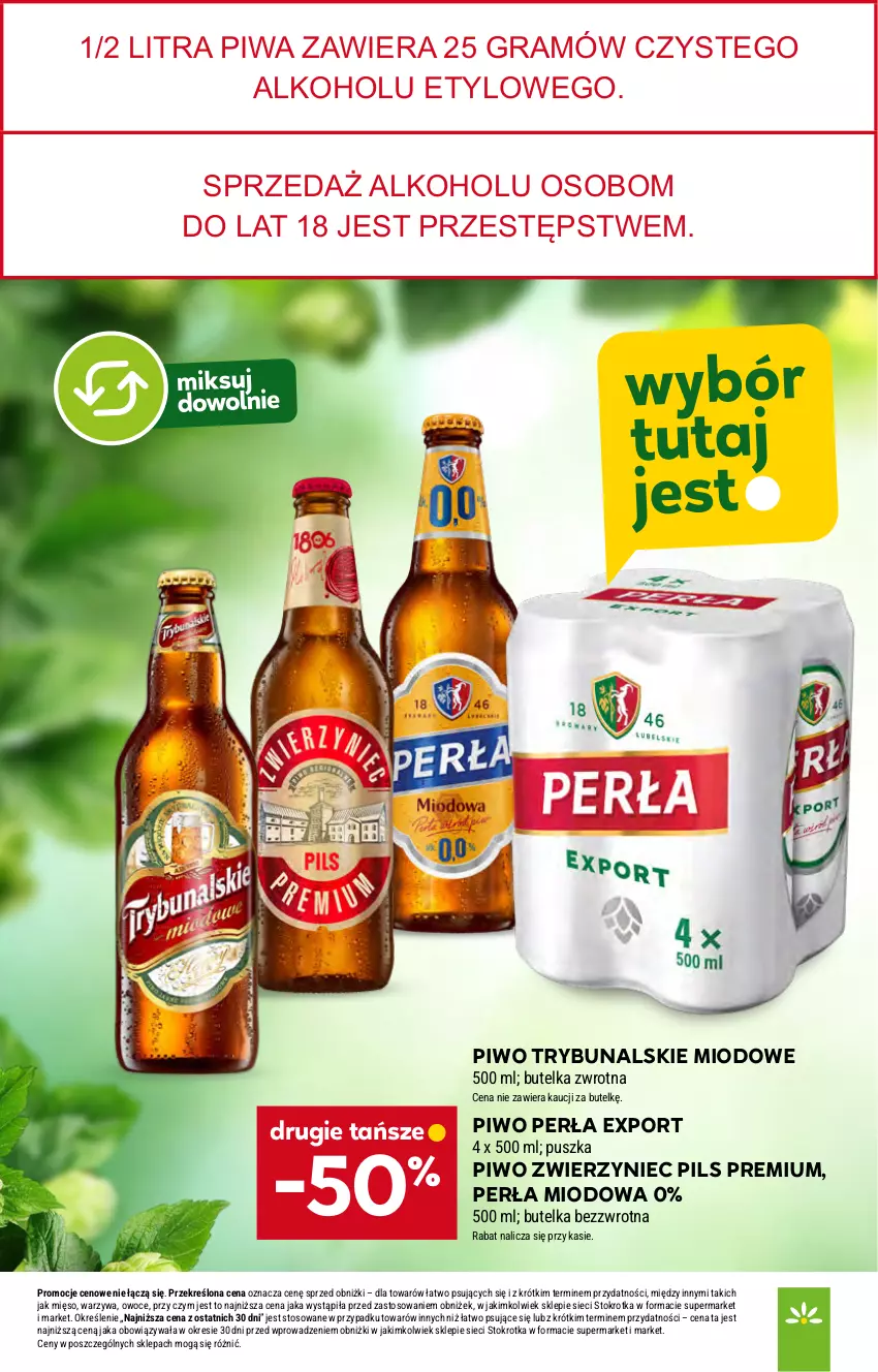 Gazetka promocyjna Stokrotka - Market - ważna 09.10 do 15.10.2025 - strona 24 - produkty: Gra, Mięso, Owoce, Perła, Piwa, Piwo, Por, Warzywa