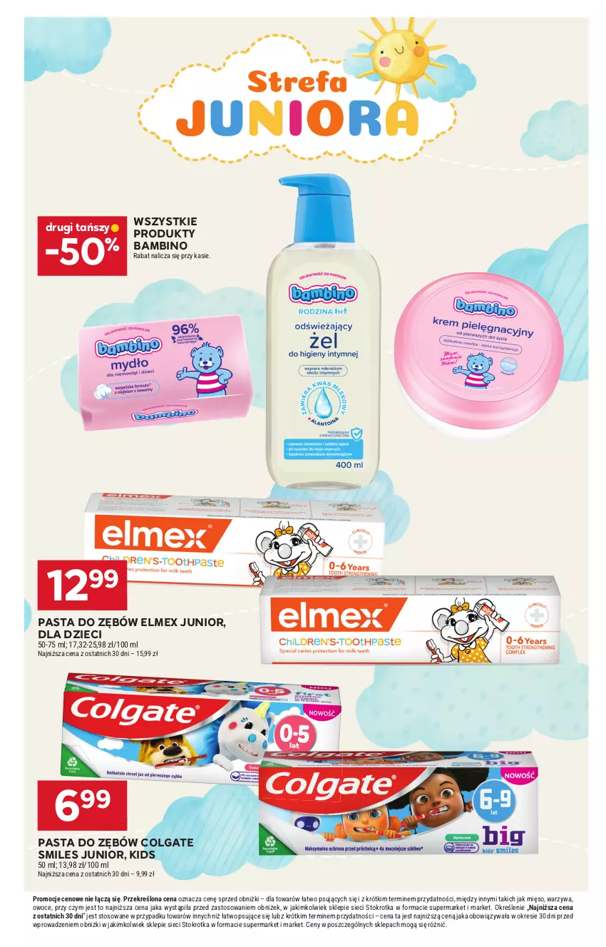 Gazetka promocyjna Stokrotka - Market - ważna 09.10 do 15.10.2025 - strona 29 - produkty: Colgate, Dzieci, Elmex, LG, Mięso, Owoce, Pasta do zębów, Warzywa