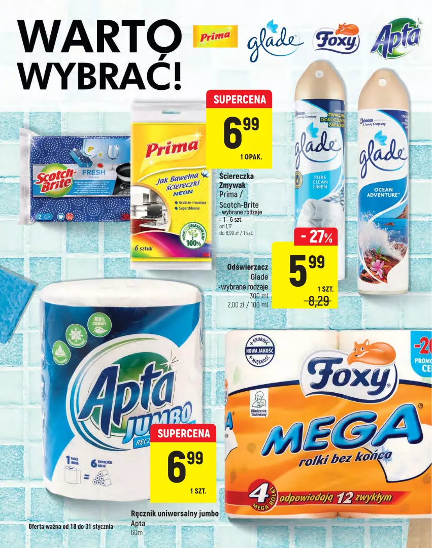 Gazetka promocyjna Intermarche - Warto - ważna 18.01 do 31.01.2022 - strona 22 - produkty: Brit, HP, Prima, Ręcznik, Wełna