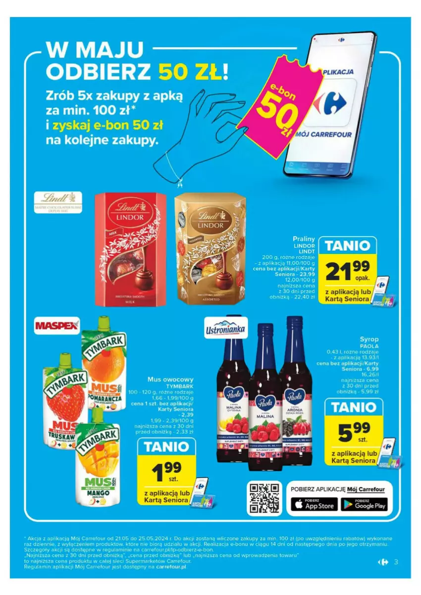 Gazetka promocyjna Carrefour - ważna 21.05 do 25.05.2024 - strona 19 - produkty: Mus