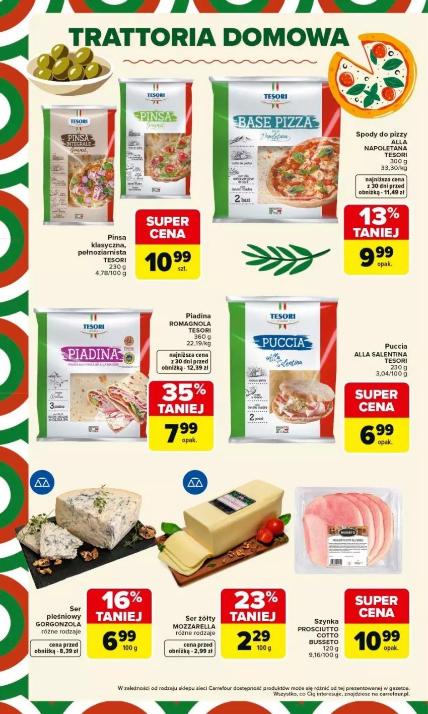 Gazetka promocyjna Carrefour - Gazetka Kuchnia włoska - ważna 18.05 do 30.05.2026 - strona 4 - produkty: Fa, Gorgonzola, Prosciutto, Ser