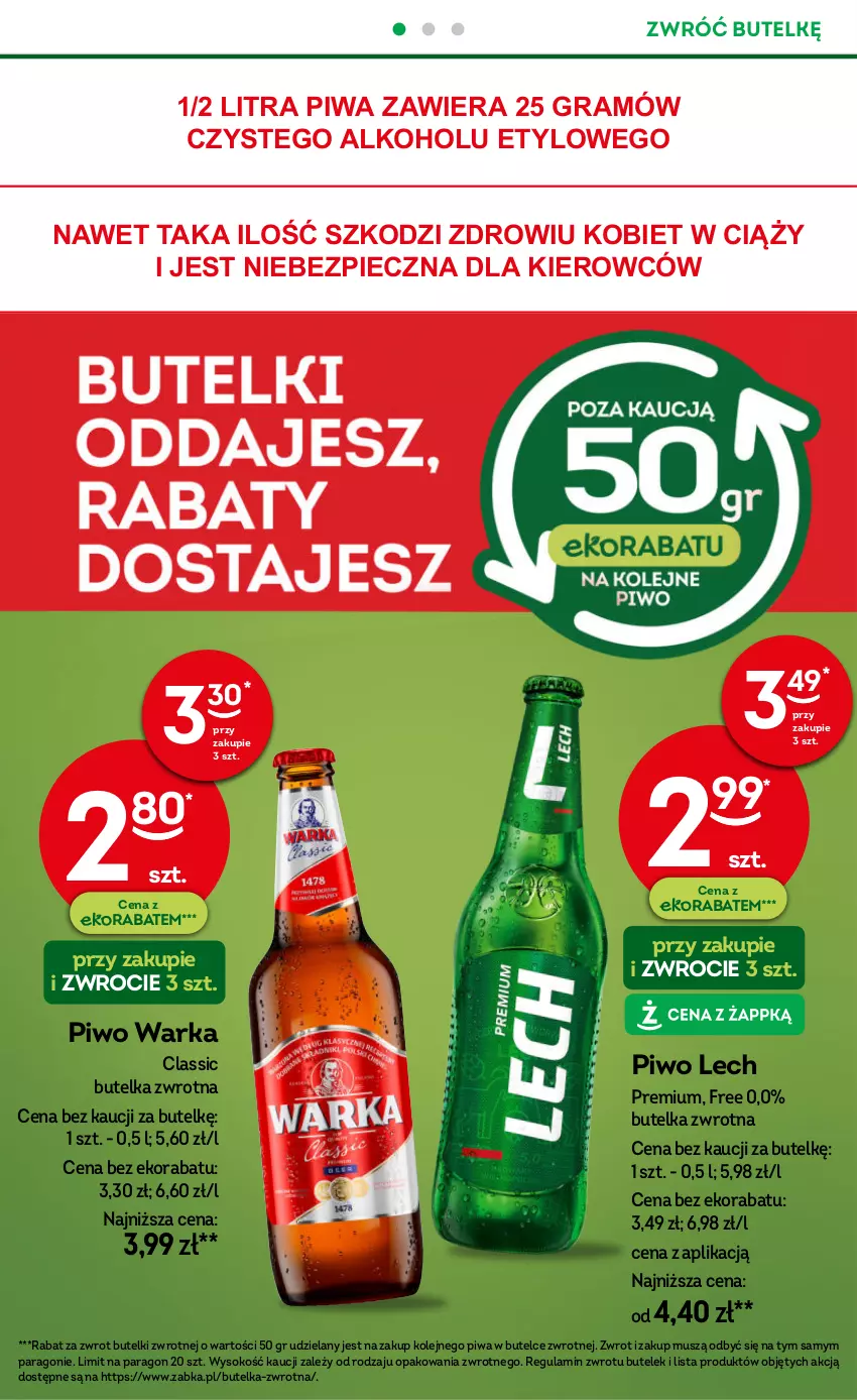 Gazetka promocyjna Żabka - ważna 02.01 do 14.01.2025 - strona 16 - produkty: Gra, Lech Premium, Mus, Olej, Piec, Piwa, Piwo, Sok, Warka