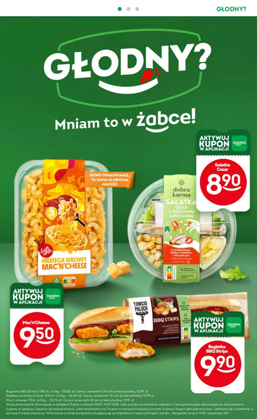 Gazetka promocyjna Żabka - ważna 02.01 do 14.01.2025 - strona 22 - produkty: Bagietka, Rama, Sałat, Sałatka, Tran