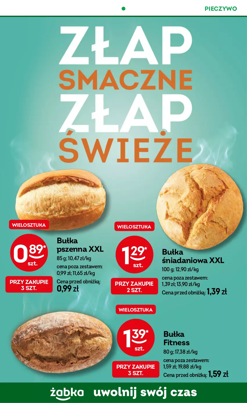 Gazetka promocyjna Żabka - ważna 02.01 do 14.01.2025 - strona 28 - produkty: Bułka, Bułka fitness, Danio, Piec, Pieczywo