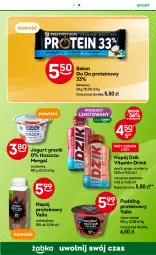 Gazetka promocyjna Żabka - Gazetka - ważna od 14.01 do 14.01.2025 - strona 43 - produkty: Por, Gra, Jogurt, Sport, Pudding, Baton, Napój, Kokos