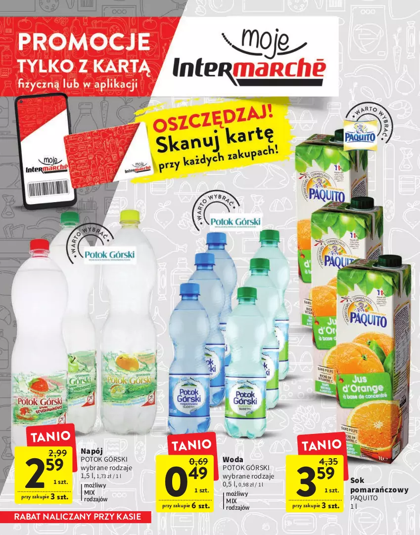 Gazetka promocyjna Intermarche - Gazetka Intermarche - ważna 09.03 do 22.03.2023 - strona 16 - produkty: Napój, Sok, Sok pomarańczowy, Woda