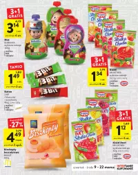 Gazetka promocyjna Intermarche - Gazetka Intermarche - Gazetka - ważna od 22.03 do 22.03.2023 - strona 11 - produkty: Mus, Kisiel, BoboVita, Baton, Biszkopty
