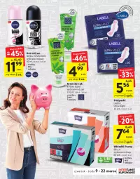 Gazetka promocyjna Intermarche - Gazetka Intermarche - Gazetka - ważna od 22.03 do 22.03.2023 - strona 21 - produkty: Nivea Men, Por, Bell, Krem do rąk, Podpaski, Bella, Wkładki, Nivea