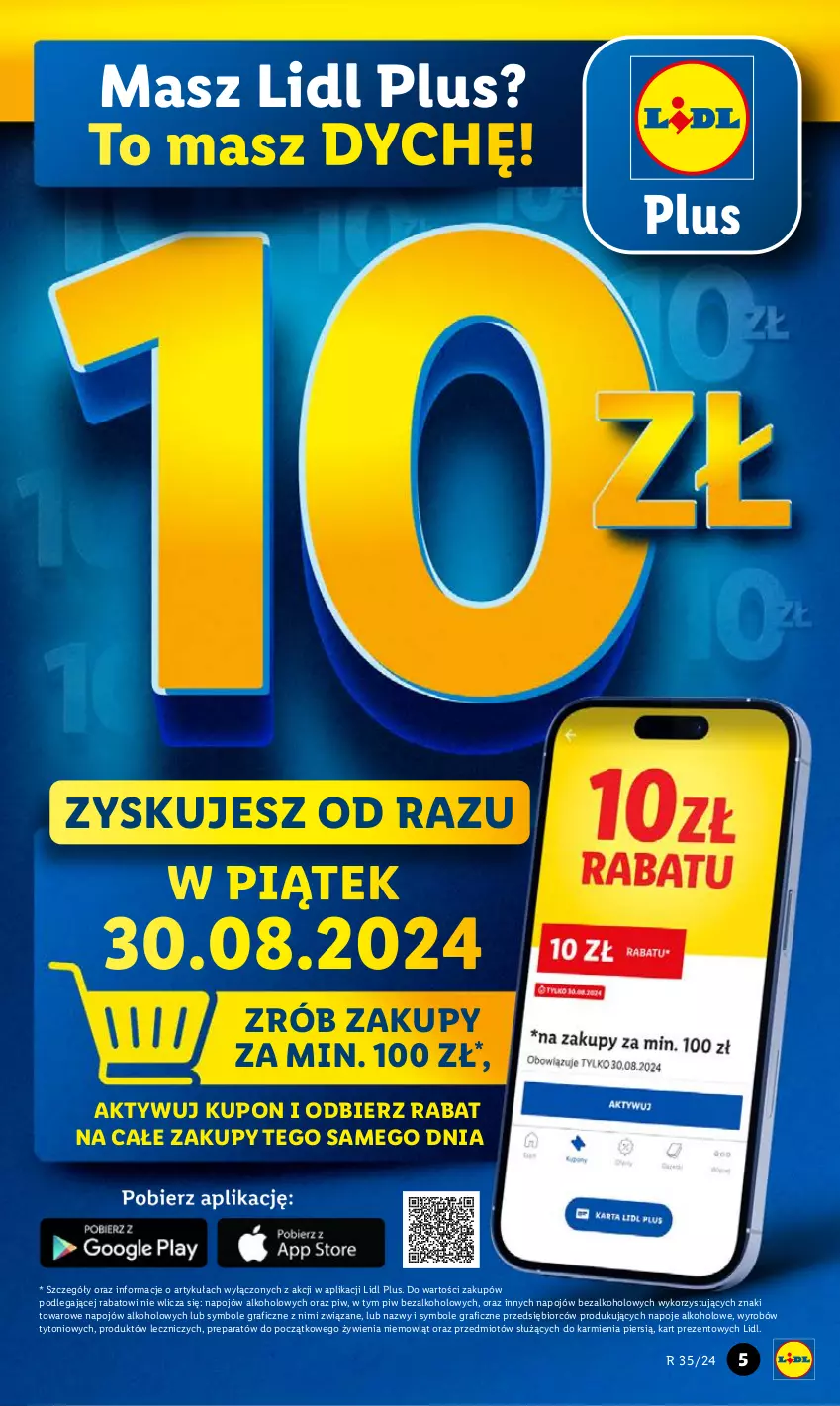 Gazetka promocyjna Lidl - GAZETKA - ważna 29.08 do 31.08.2024 - strona 5 - produkty: Gra, Karmi, Napoje, Znicz