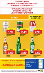 Gazetka promocyjna Lidl - GAZETKA - Gazetka - ważna od 31.08 do 31.08.2024 - strona 33 - produkty: Piwo, NBA, Gra, Tyskie, Mola, Limonka, Mięta, Lech Premium