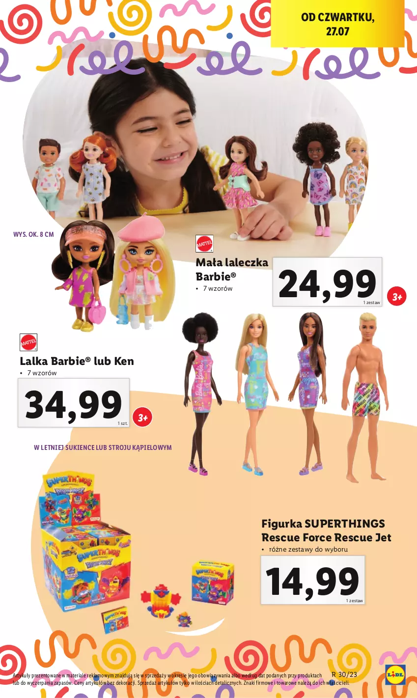 Gazetka promocyjna Lidl - GAZETKA - ważna 24.07 do 29.07.2023 - strona 15 - produkty: Barbie, Lalka