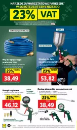 Gazetka promocyjna Lidl - GAZETKA - Gazetka - ważna od 29.07 do 29.07.2023 - strona 32 - produkty: Parkside, Szczotka, Materac, Tera, Pompka, Rower, Pistolet, Kompresor, Fa