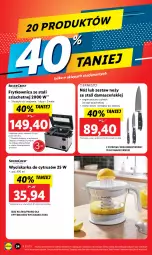 Gazetka promocyjna Lidl - GAZETKA - Gazetka - ważna od 29.07 do 29.07.2023 - strona 40 - produkty: Sok, Noż, Kosz, Wyciskarka