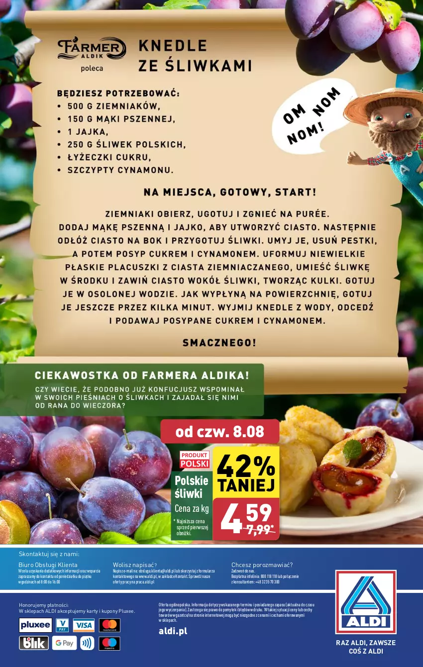 Gazetka promocyjna Aldi - Farmer ALDIK poleca świeże owoce i warzywa - ważna 05.08 do 10.08.2024 - strona 6 - produkty: Biuro, O nas, Por