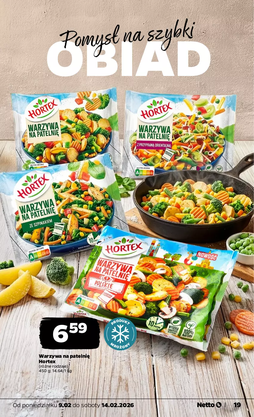Gazetka promocyjna Netto - Od Poniedziałku - ważna 09.02 do 14.02.2026 - strona 19 - produkty: Hortex, Warzywa
