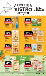 Gazetka promocyjna Netto - Od Poniedziałku - Gazetka - ważna od 14.02 do 14.02.2026 - strona 11 - produkty: Mozzarella, Piec, Kurczak, Pierogi, Ser, Krokiety, Kebab z kurczaka, Tofu, Zapiekanka, Pieczarka, Kapustą, Kebab