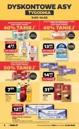 Gazetka promocyjna Netto - Od Poniedziałku - Gazetka - ważna od 14.02 do 14.02.2026 - strona 2 - produkty: Maasdam, Ser, Papier, Twaróg, Jaja, Kawa mielona, Kawa, Kosz, Coca-Cola, Papier toaletowy, Czekolada, Edam, Napój gazowany, Twaróg półtłusty, Fanta, Sprite, Napój, Milka, Kokos, Fa