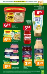 Gazetka promocyjna Stokrotka - Market - Gazetka - ważna od 15.04 do 15.04.2026 - strona 27 - produkty: Chrzan, Majonez, Krakus, Ser, Zupa, Bulion, Winiary, Lion, Optima, Rosół, Pudliszki