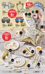Gazetka promocyjna Netto - Od Czwartku Przemysłowa - Gazetka - ważna od 23.12 do 23.12.2025 - strona 3 - produkty: Ser, Noż, Opaska, Papier, Akcesoria karnawałowe, Balony, Stół, Talerzyk, Talerz, Silan, Zestaw talerzy