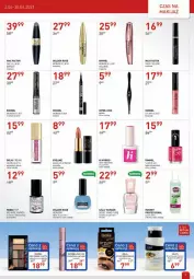 Gazetka promocyjna DrogerieJawa - Prospekte - Gazetka - ważna od 30.06 do 30.06.2021 - strona 5 - produkty: Makijaż, Palette, Sally Hansen, Top, Pur, Gra, Pęseta, Eveline, Bell, Maybelline, Maskara, Max Factor, Killys, Lakier hybrydowy, Maska, Lakier, Fa