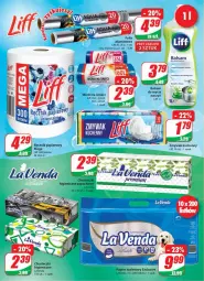 Gazetka promocyjna Dino - Gazetka - Gazetka - ważna od 11.01 do 11.01.2022 - strona 18 - produkty: Papier, Worki na śmieci, Papier toaletowy, Ręcznik, Chusteczki, Worki na śmiec